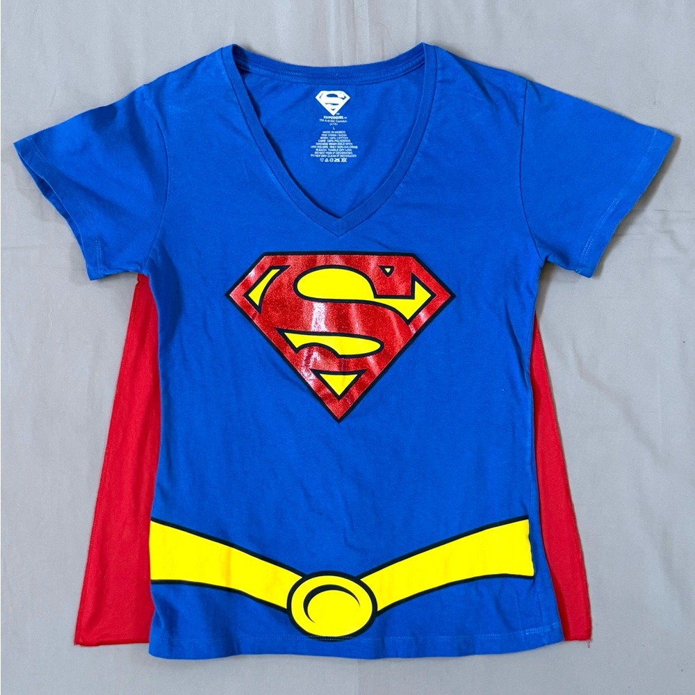 DC Comics Superhero‎ Kids Costume T-Shirt - Blue, Red, and Yellow